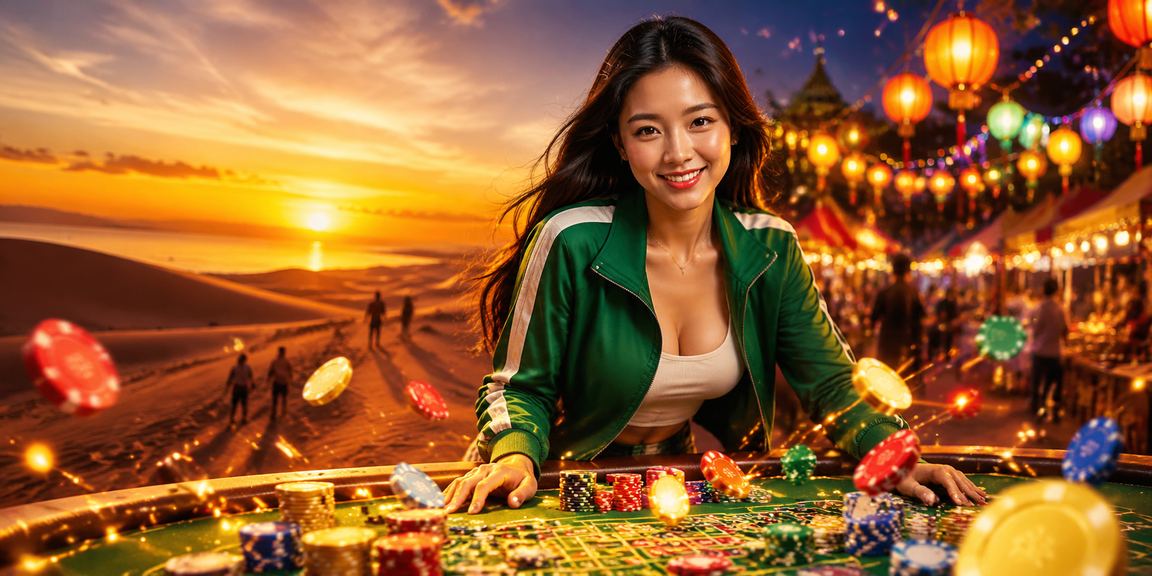 Trò chơi cá cược đầy màu sắc tại khu chợ đêm Mũi Né