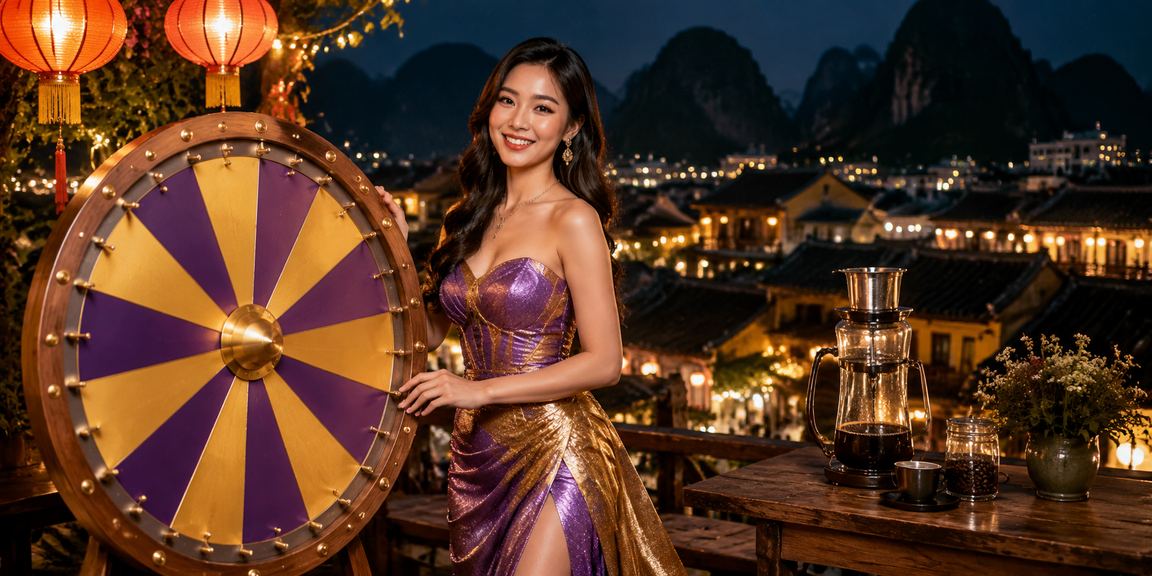 Người chơi Roulette trực tuyến bên ly cà phê Việt tại Ninh Bình buổi sáng